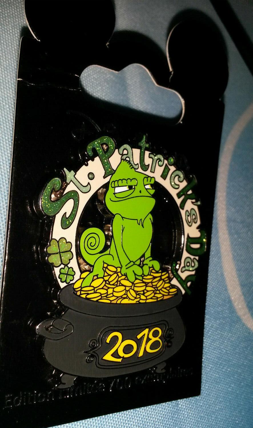 St. Patrick's Day - Pascal (Tangled) Limited Edition LE 700 Disney Land Paris Dlrp Dlp 2018 Pin