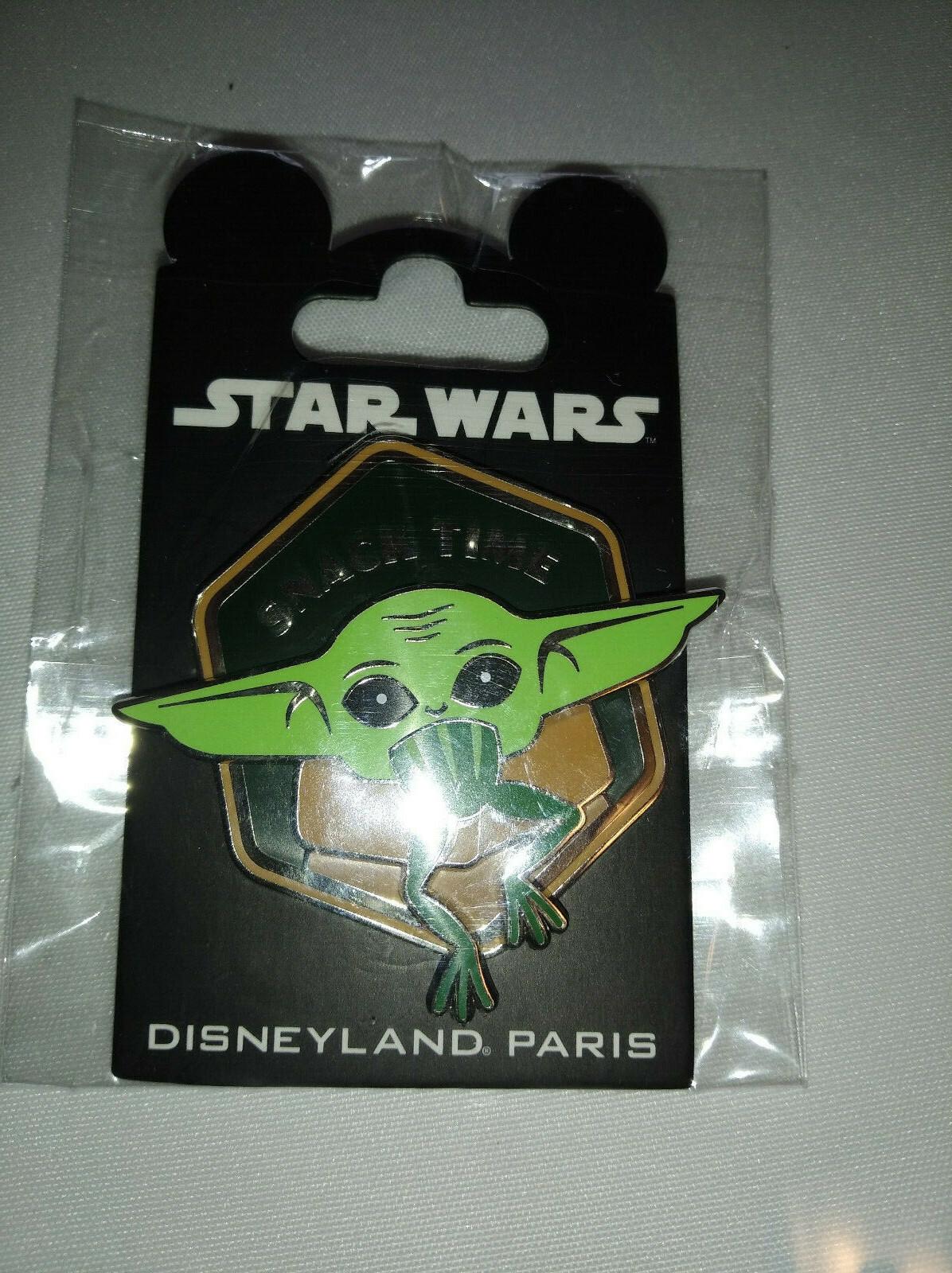 Star Wars Baby Yoda eating frog Mandalorian Snack Time Disney Paris Dlp 2020 Pin