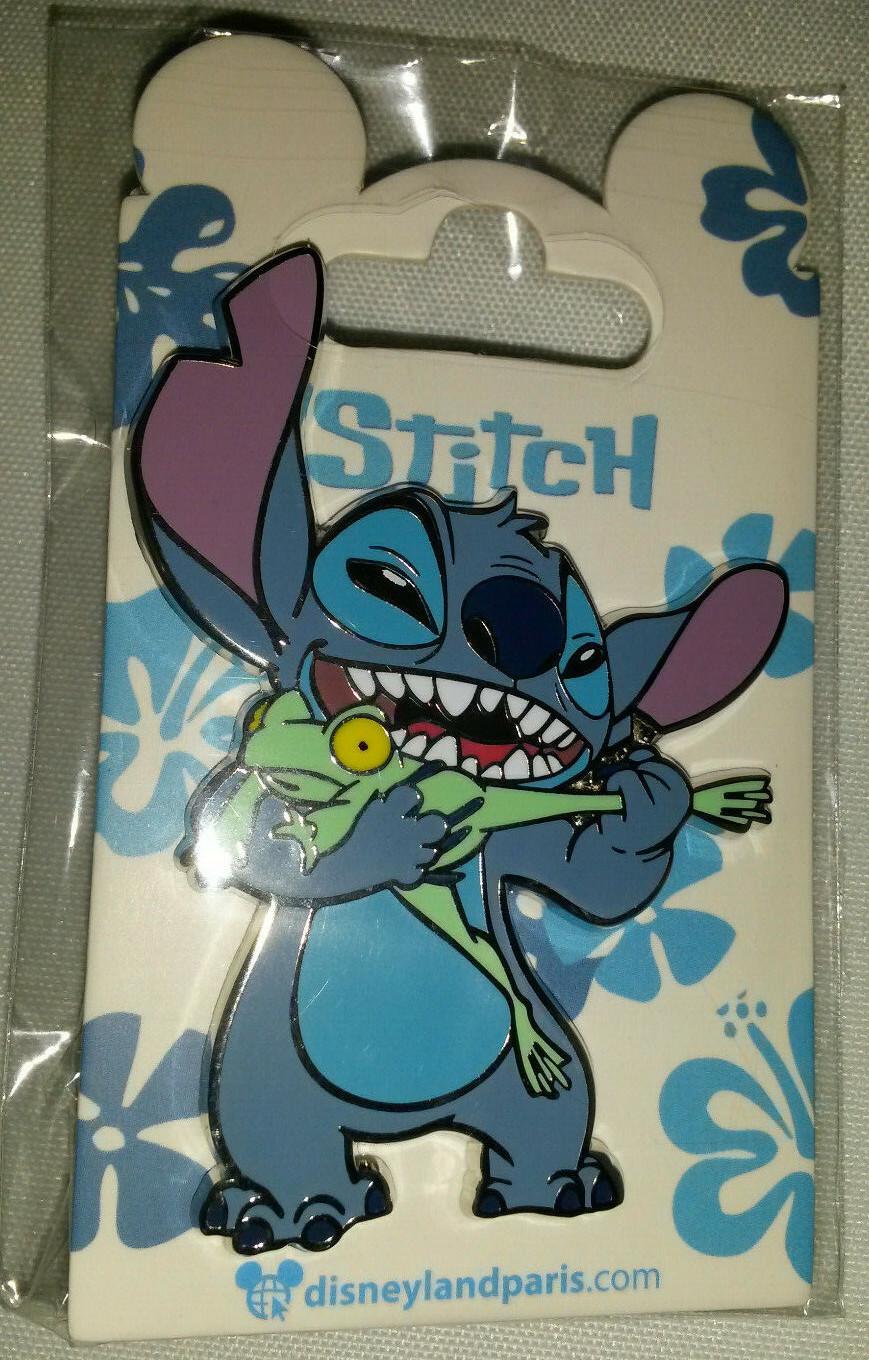 Stitch almost eating a Frog Disney Land Paris Dlrp Dlp 2021 August Pin