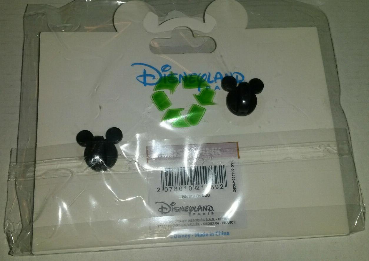 Stitch and Scrump Heads 2 Pins Set Disney Land Paris Dlrp Dlp 2021 August Pin