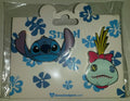 Stitch and Scrump Heads 2 Pins Set Disney Land Paris Dlrp Dlp 2021 August Pin