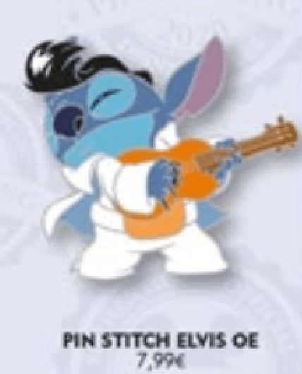 Stitch as Elvis King playing Ukulele Disney Land Paris Dlrp Dlp January 2020 Pin