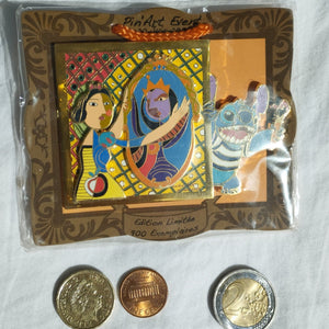 Stitch as Picasso Painting LE 900 DLP Disney Land Paris 2009 Pin