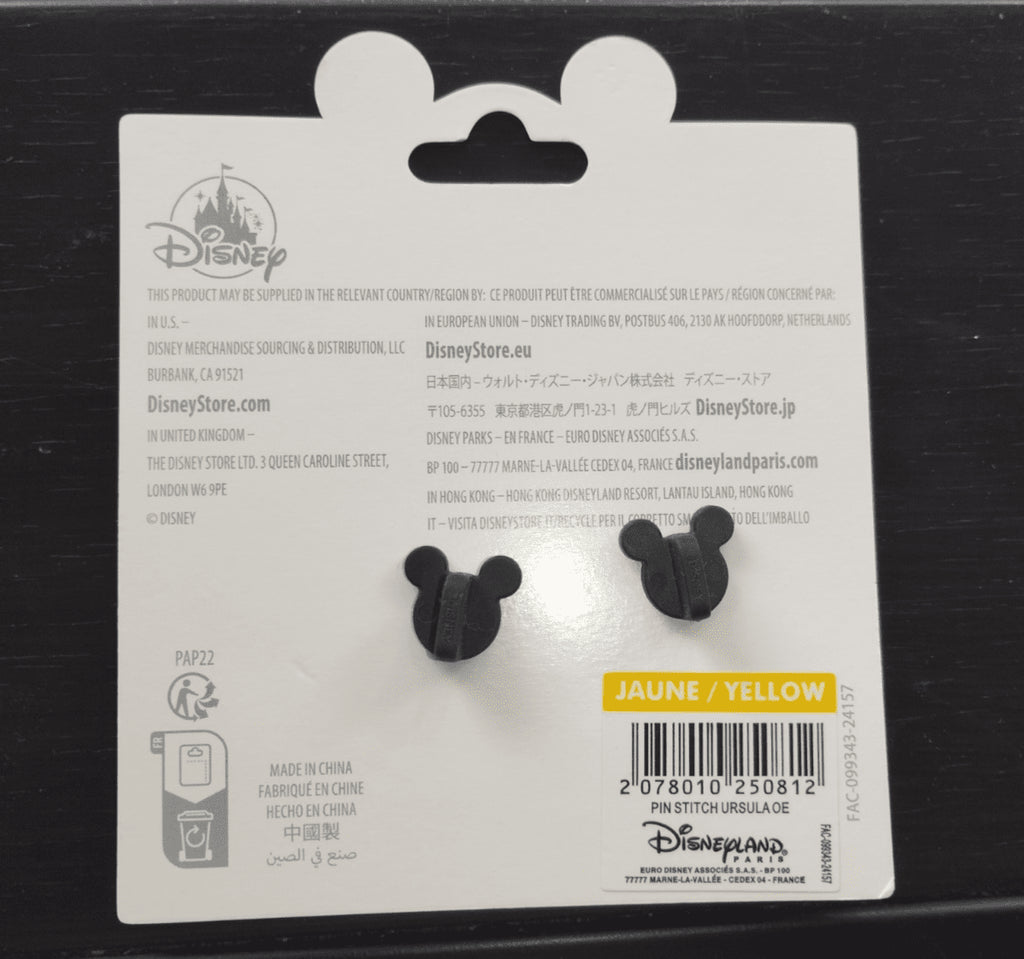 Stitch as Ursula Scrump as Ariel Disney Land Paris DLP March 2025 Jumbo Pin