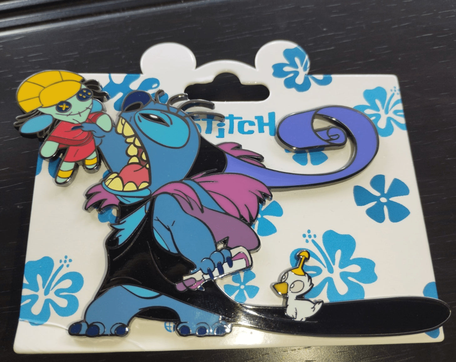 Stitch as Yzma Scrump Kuzko Duckling Kronk Disney Paris DLP March 2025 Jumbo Pin