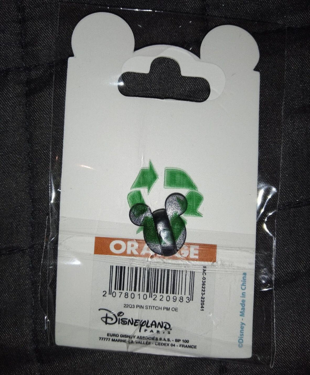 Stitch at Phantom Manor with Gosts Disney Land Paris DLP Sept 2022 Pin