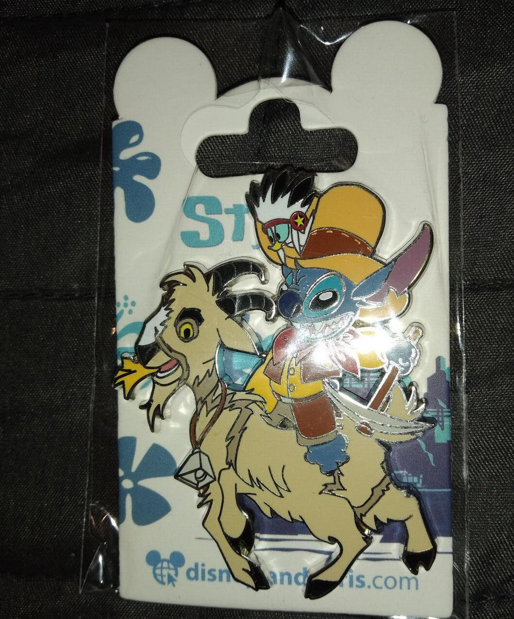 Stitch Big Thunder Moutain Riding Goat Disney Land Paris DLP Sept 2022 Pin