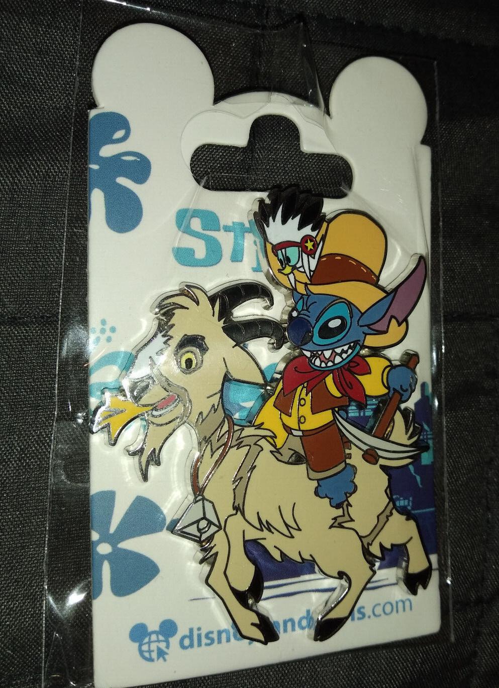 Stitch Big Thunder Moutain Riding Goat Disney Land Paris DLP Sept 2022 Pin