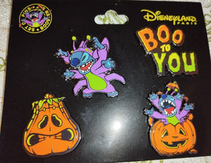 スティッチ - ブー・トゥ・ユー ブースターセット - ハロウィン ディズニーランドパリ DLP 2024年10月 ピンズ