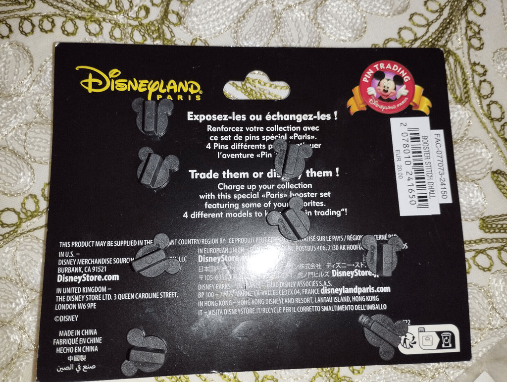 Stitch - Boo To You Booster Set - Halloween Disney Land Paris DLP Oct 2024 Pins