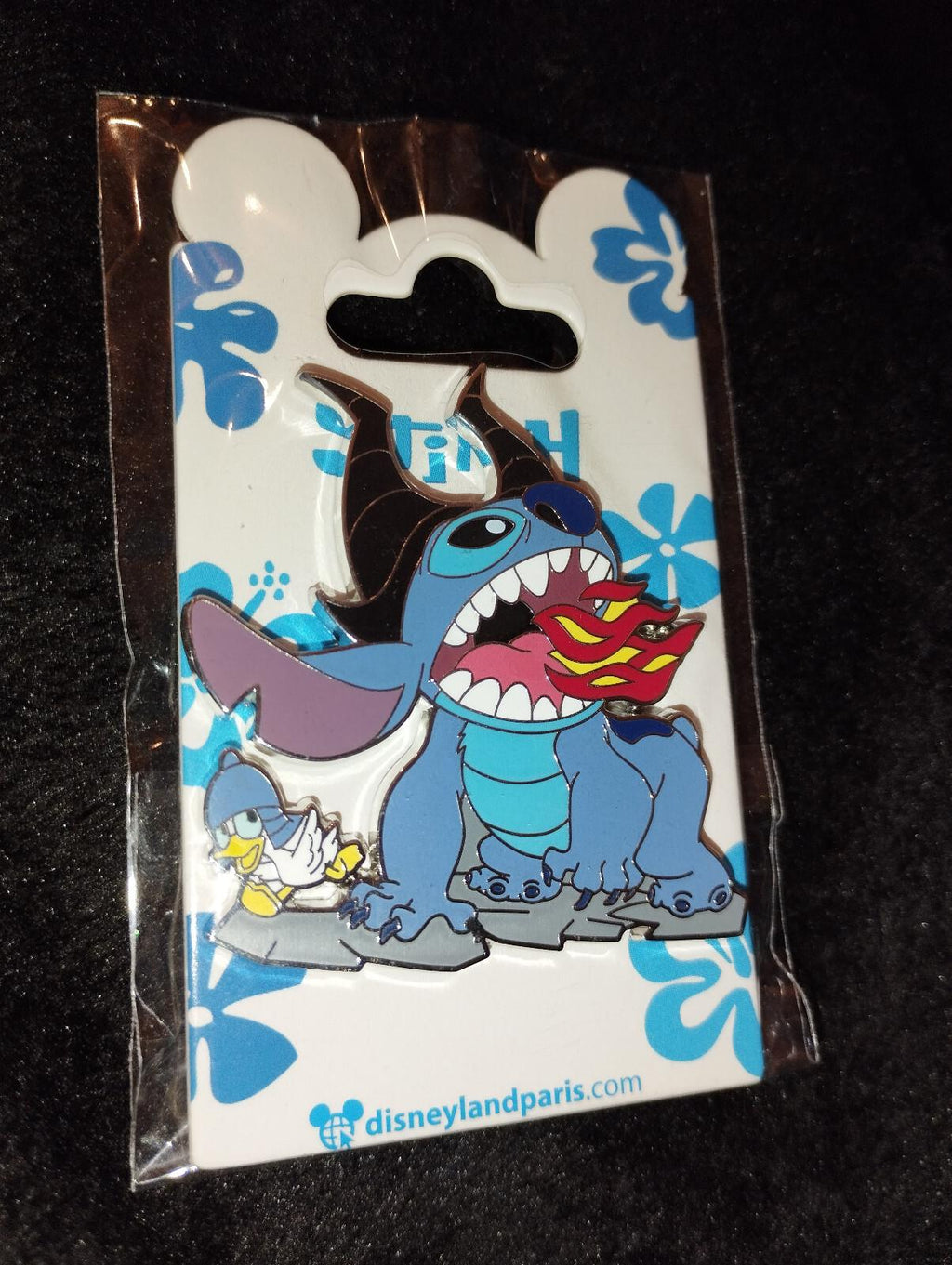 Stitch Duckling Maleficent Dragon's Lair Disney Land Paris DLP 09 2023 Pin