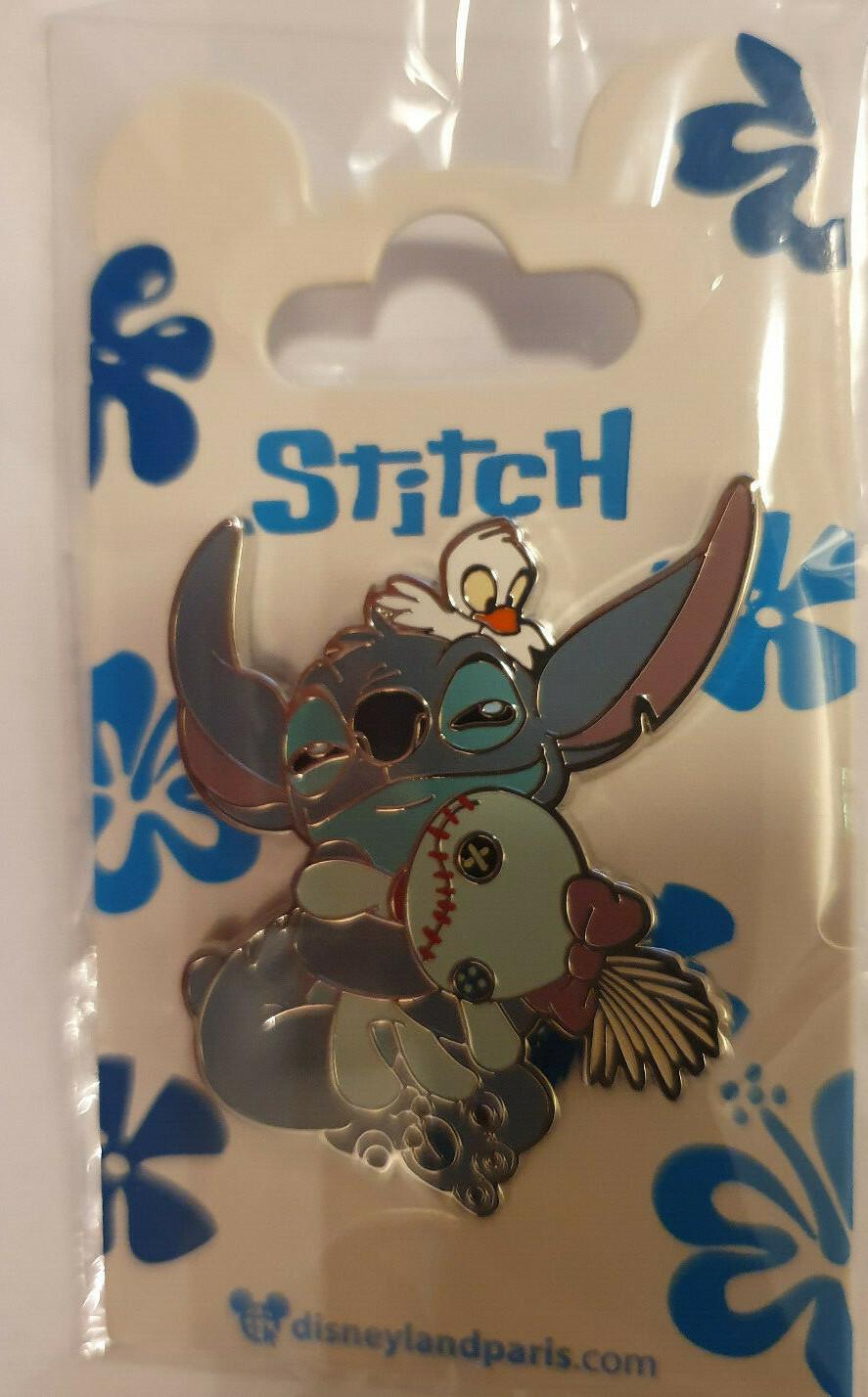 Stitch & Duckling & Scrump (Lilo and) Disney Land Paris Dlrp Dlp 2019 August Pin