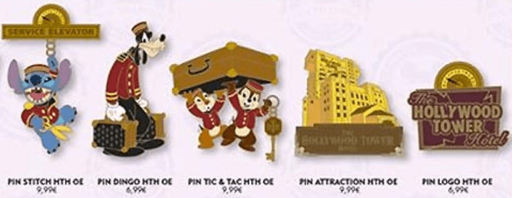 Stitch Hollywood Tower Hotel Series Disney Land Paris Dlrp Dlp February 2020 pin