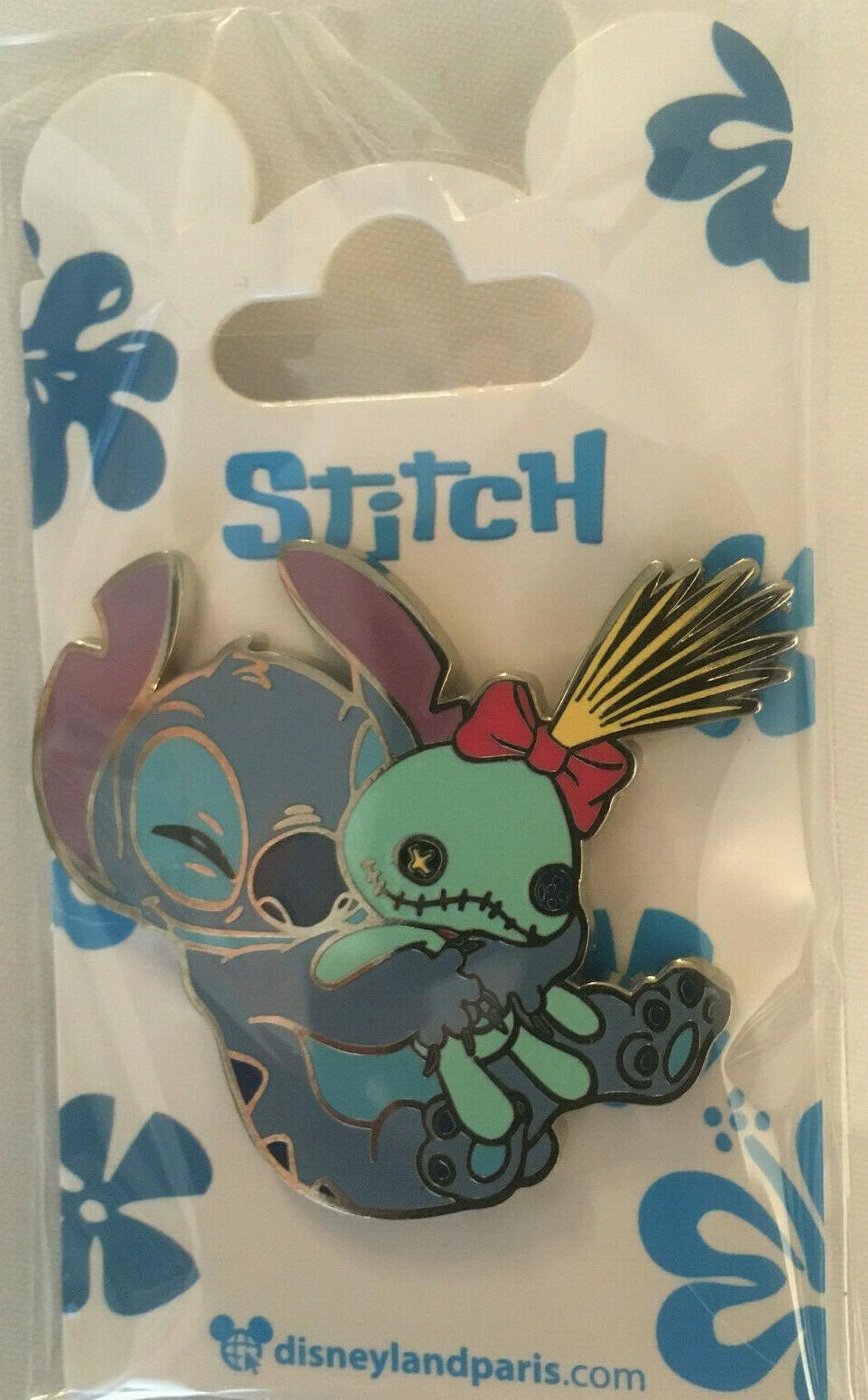 Stitch Hugging Scrump (Lilo and) Disney Land Paris Dlrp Dlp 12/02/ 2021 Pin