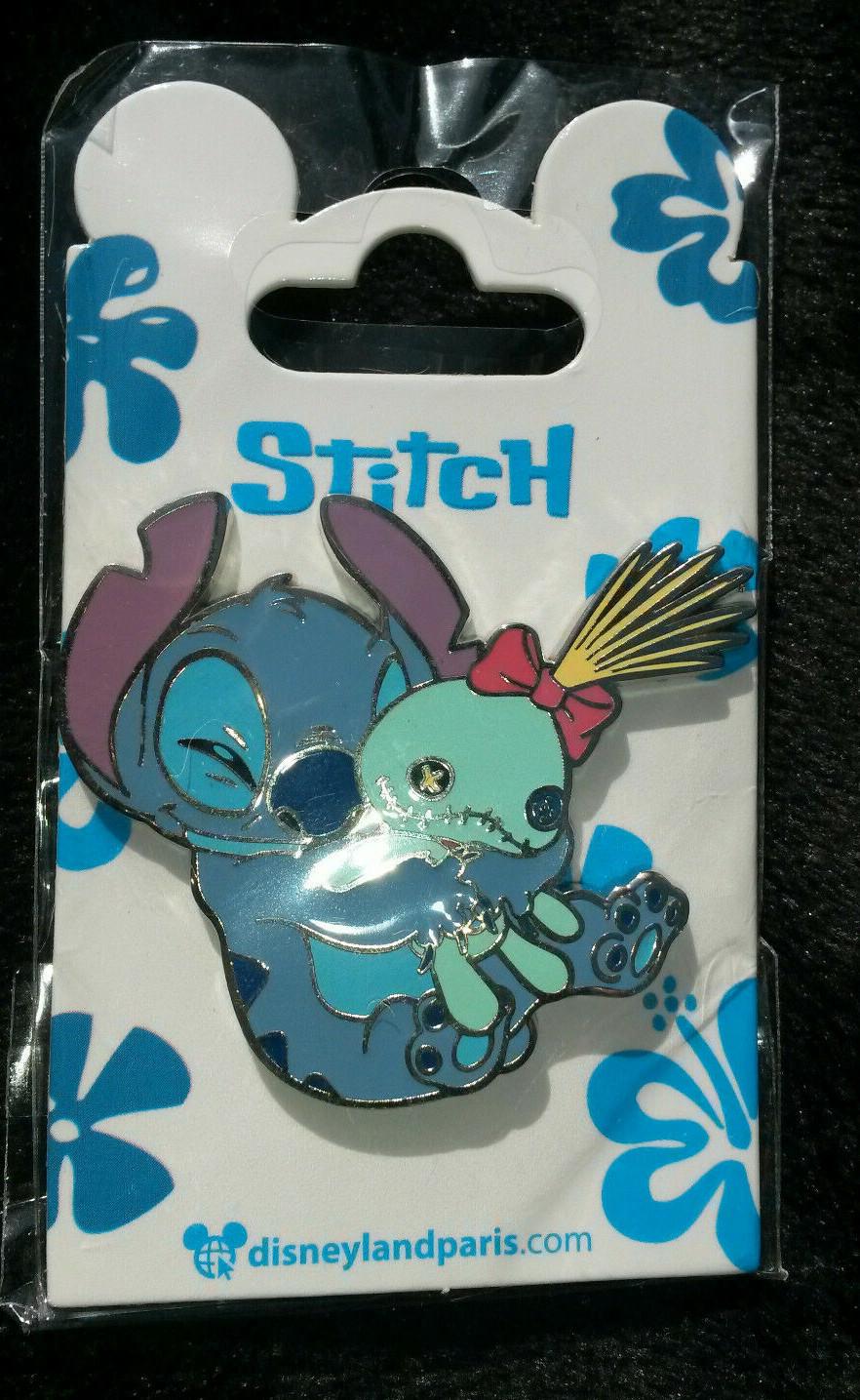 Stitch Hugging Scrump (Lilo and) Disney Land Paris Dlrp Dlp 12/02/ 2021 Pin
