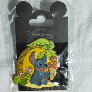 Stitch Ice Cream S Letter Series Winter 2004 Glitter Pin on Pin LE 1200 DLP Disney Land Paris