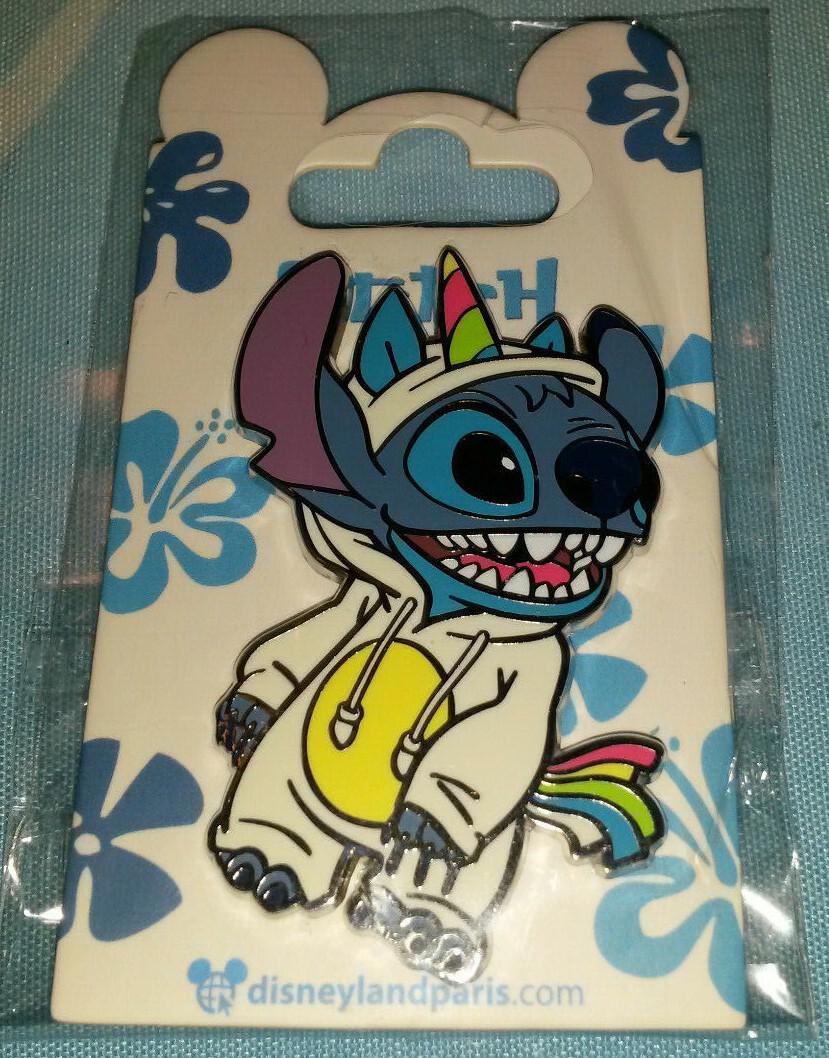 Stitch in a Unicorn Pyjama Disney Land Paris Dlrp Dlp 2021 August Pin