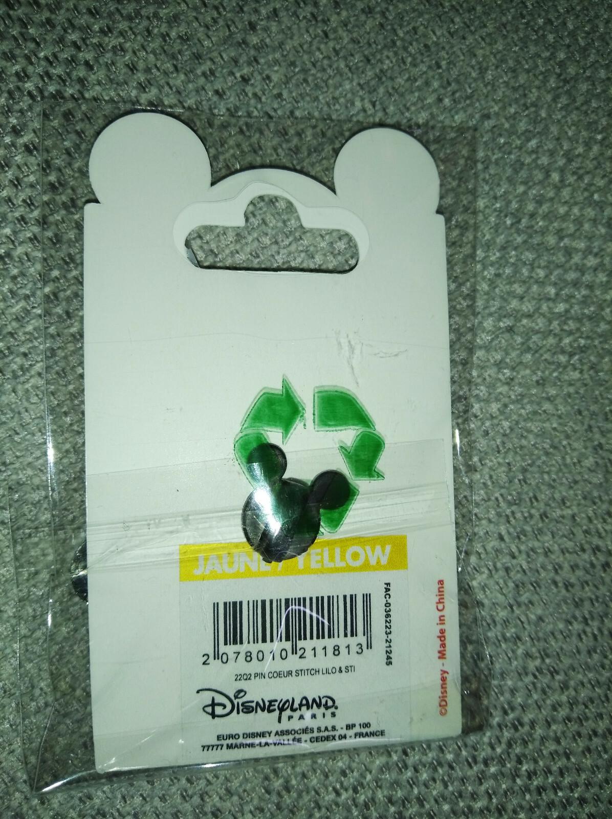 Stitch in Heart Valentine Series Disney Land Paris Dlp Dlrp 2022 Glitter Pin