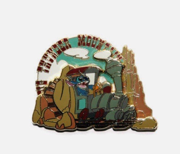 Stitch Invasion Series 6/13 Thunder Mountain Disney Land Paris Dlrp LE 2006 pin