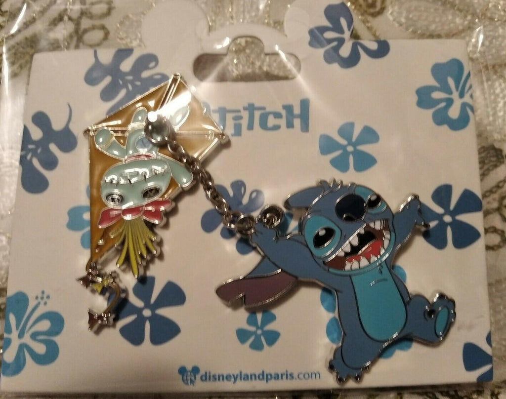 Stitch Kite with Scrump Disney Land Paris Dlrp Dlp January 2022 Dangle Pin