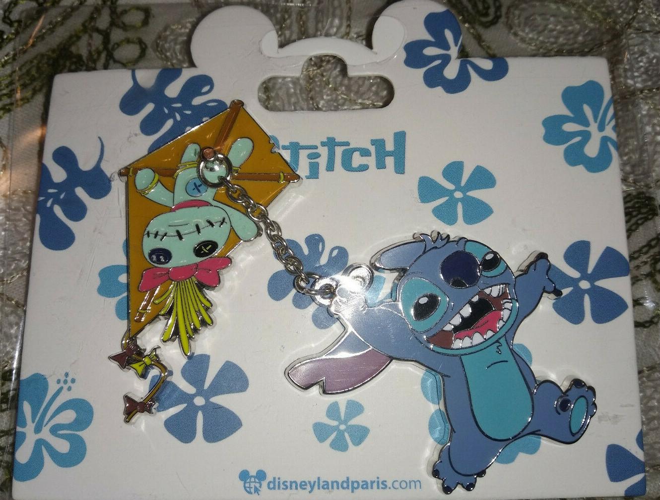 Stitch Kite with Scrump Disney Land Paris Dlrp Dlp January 2022 Dangle Pin