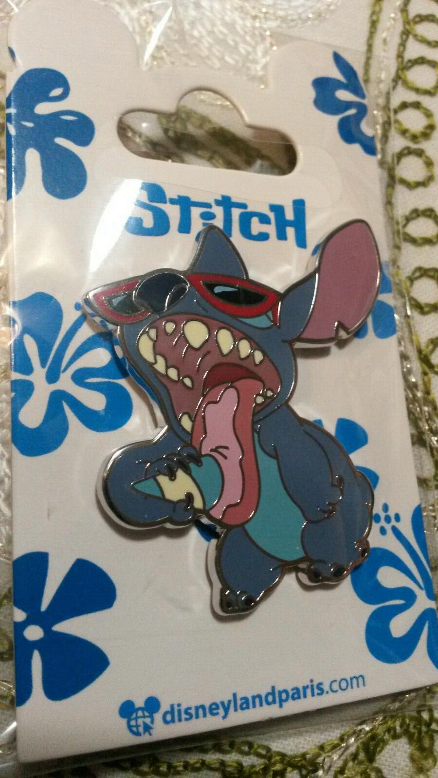 Stitch licking ice cream (Lilo and) Disney Paris Dlrp Dlp 2019 February pin