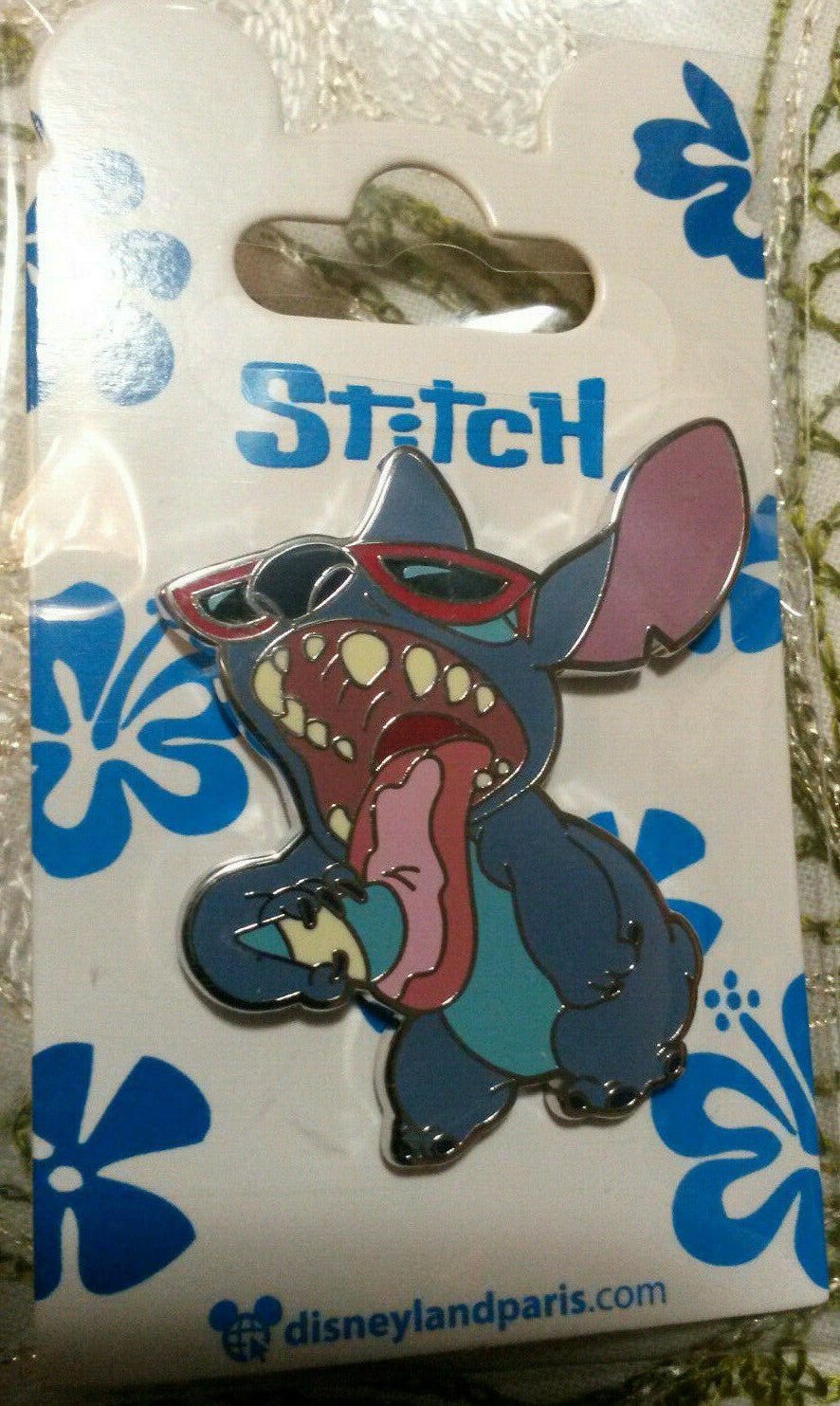 Stitch licking ice cream (Lilo and) Disney Paris Dlrp Dlp 2019 February pin