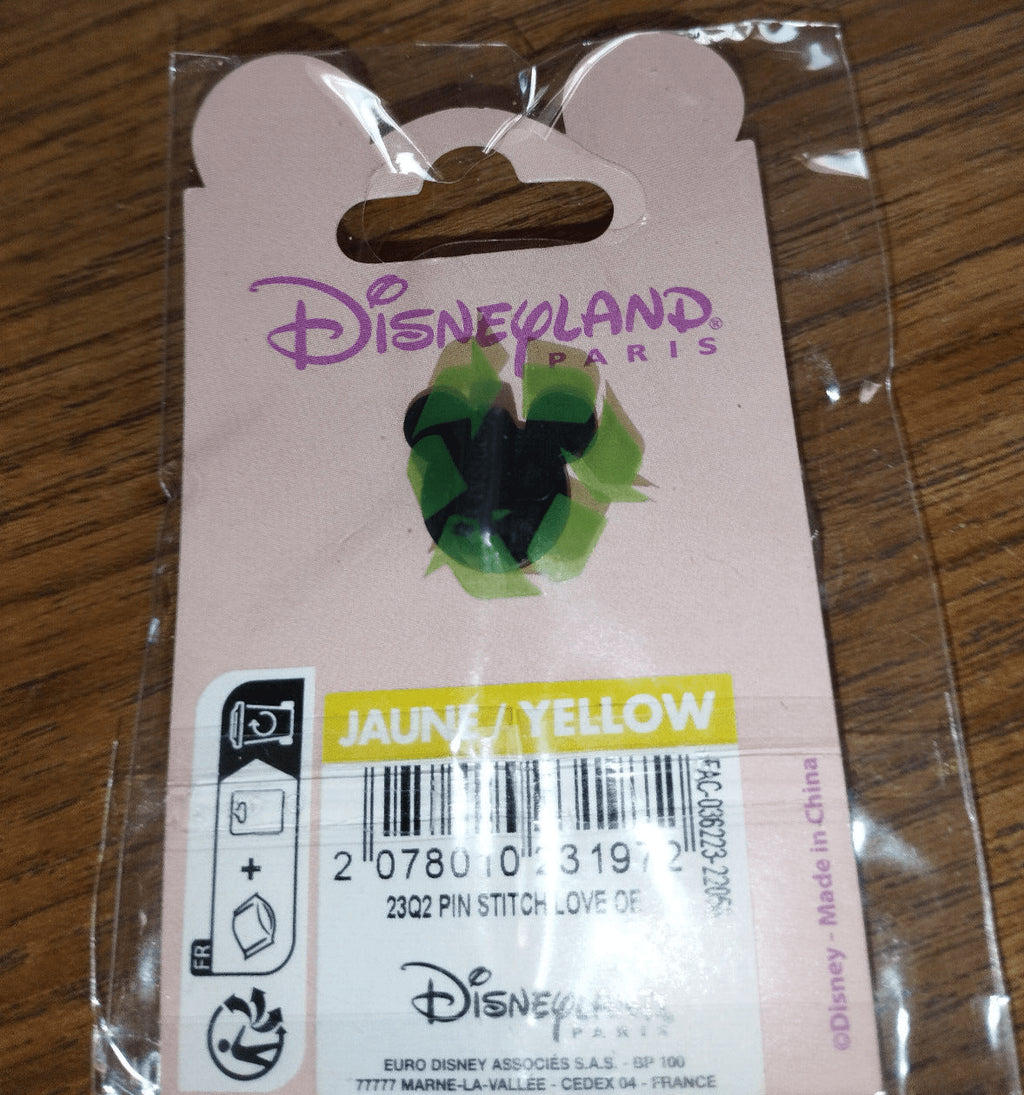 Stitch Love You in Heart Valentine Disney Land Paris Dlp Dlrp 2023 Pin