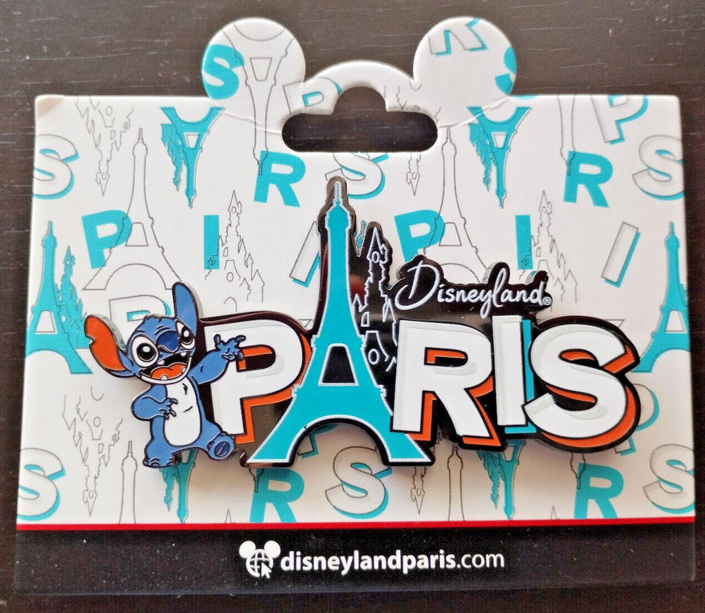 Stitch Paris Eiffel Tower Disney Paris Dlrp Dlp February 2024 Jumbo Pin