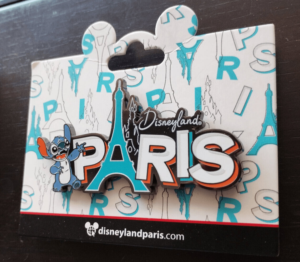 Stitch Paris Eiffel Tower Disney Paris Dlrp Dlp February 2024 Jumbo Pin