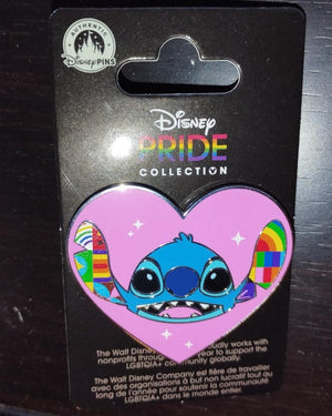 スティッチ ピンクハート＆レインボーイヤー 2025年6月 プライドコレクション ディズニー パリ DLP ピン