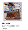 Stitch Pirate Caribbean with Cannon Disney Land Paris Dlrp Dlp 2007 Pin