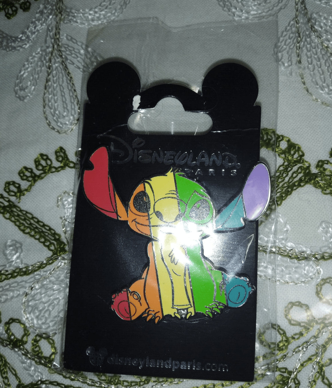 Stitch Rainbow Colours Disney Land Paris Dlp Dlrp 2022 Pin