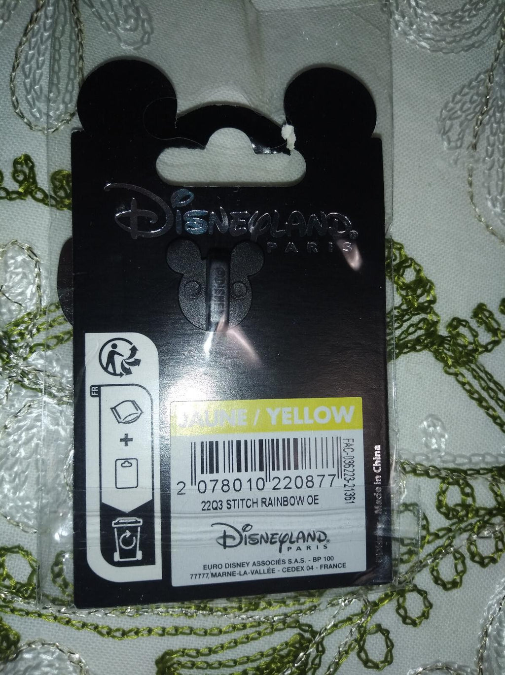 Stitch Rainbow Colours Disney Land Paris Dlp Dlrp 2022 Pin