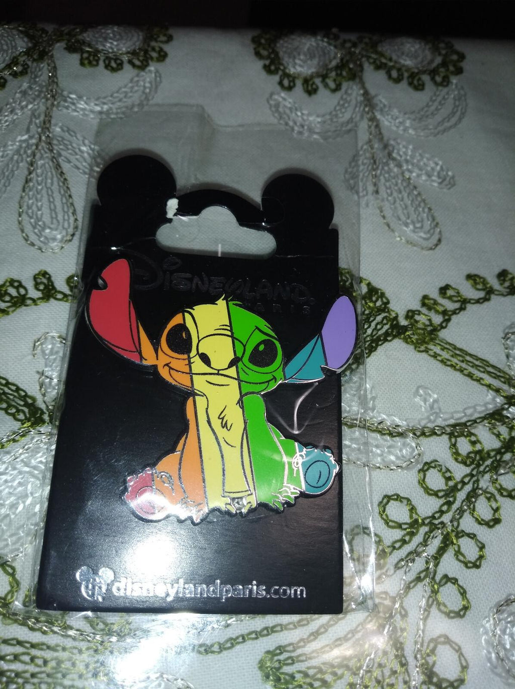 Stitch Rainbow Colours Disney Land Paris Dlp Dlrp 2022 Pin