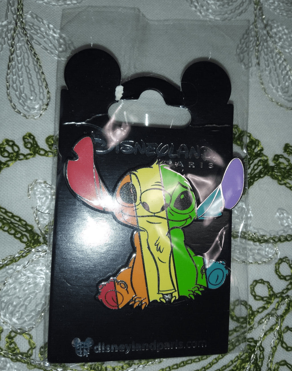 Stitch Rainbow Colours Disney Land Paris Dlp Dlrp 2022 Pin