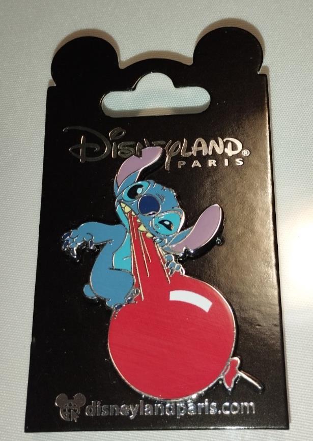 Stitch - Red Balloon - Lilo and Stitch Disney Land Paris Dlp 08 2024 Pin
