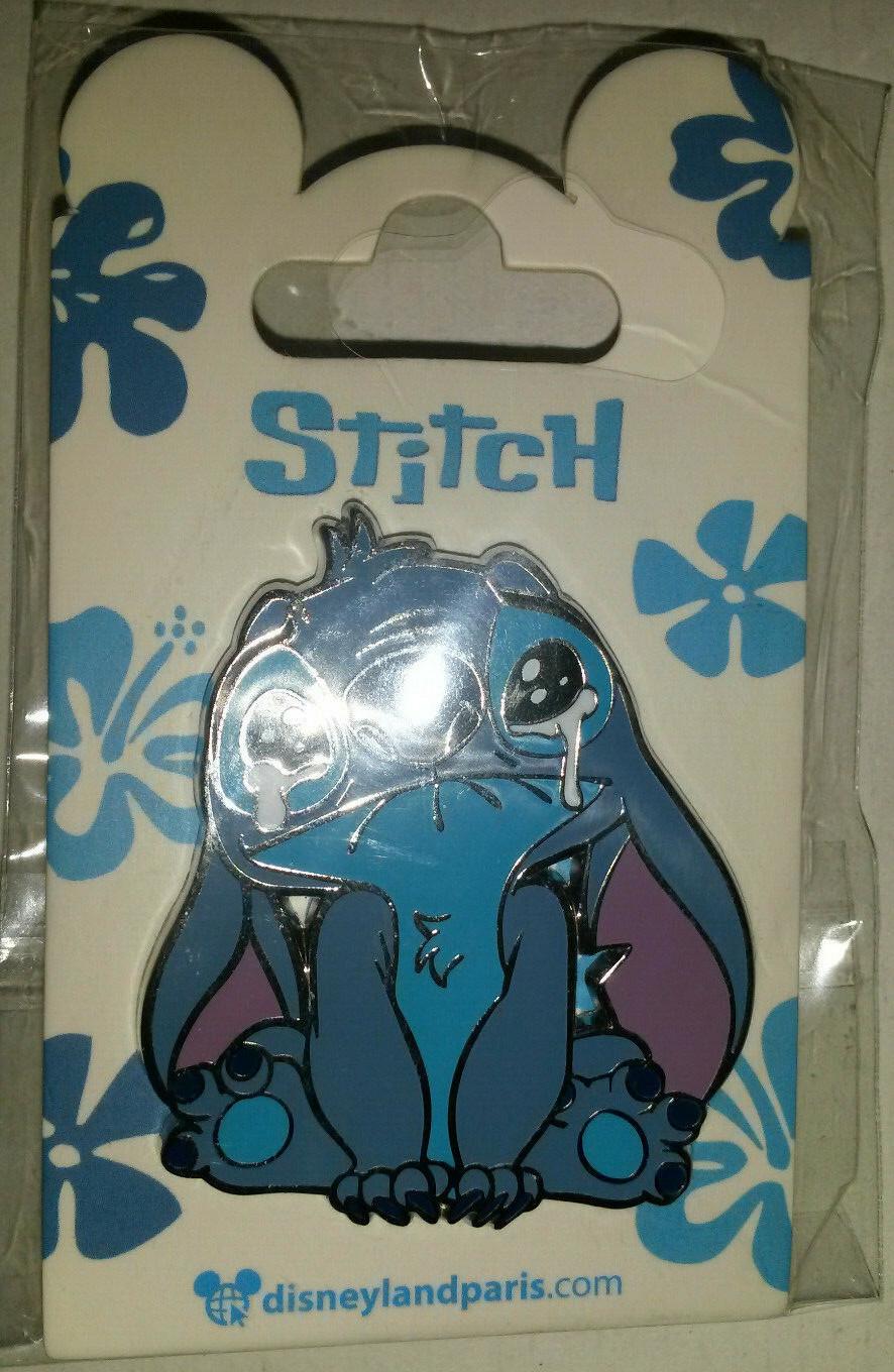 Stitch Sad Face Crying with Tears Disney Land Paris Dlrp Dlp 2021 August Pin