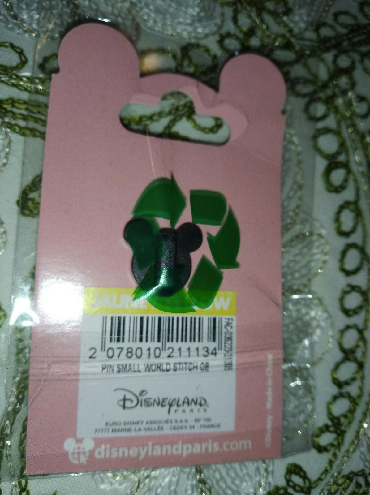 Stitch SM Small World Attraction Disney Land Paris Dlrp Dlp August 2021 Pin