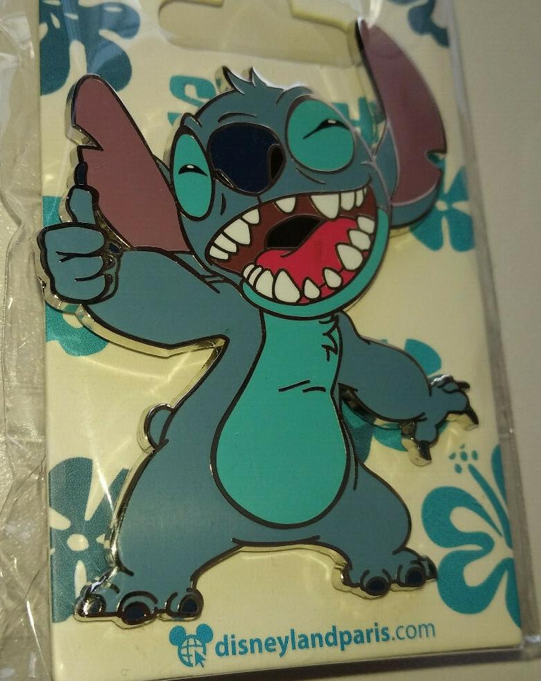 Stitch Thumb up Disney Land Paris Dlrp Dlp Feb 2022 Pin