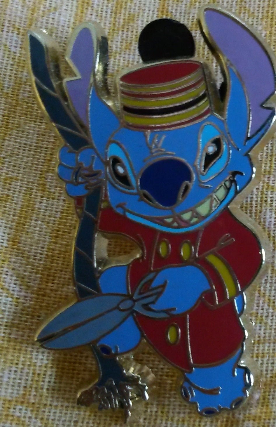 Stitch Tower of Terror w Scissors cutting cable Disney Paris Dlrp Dlp 2008 Pin