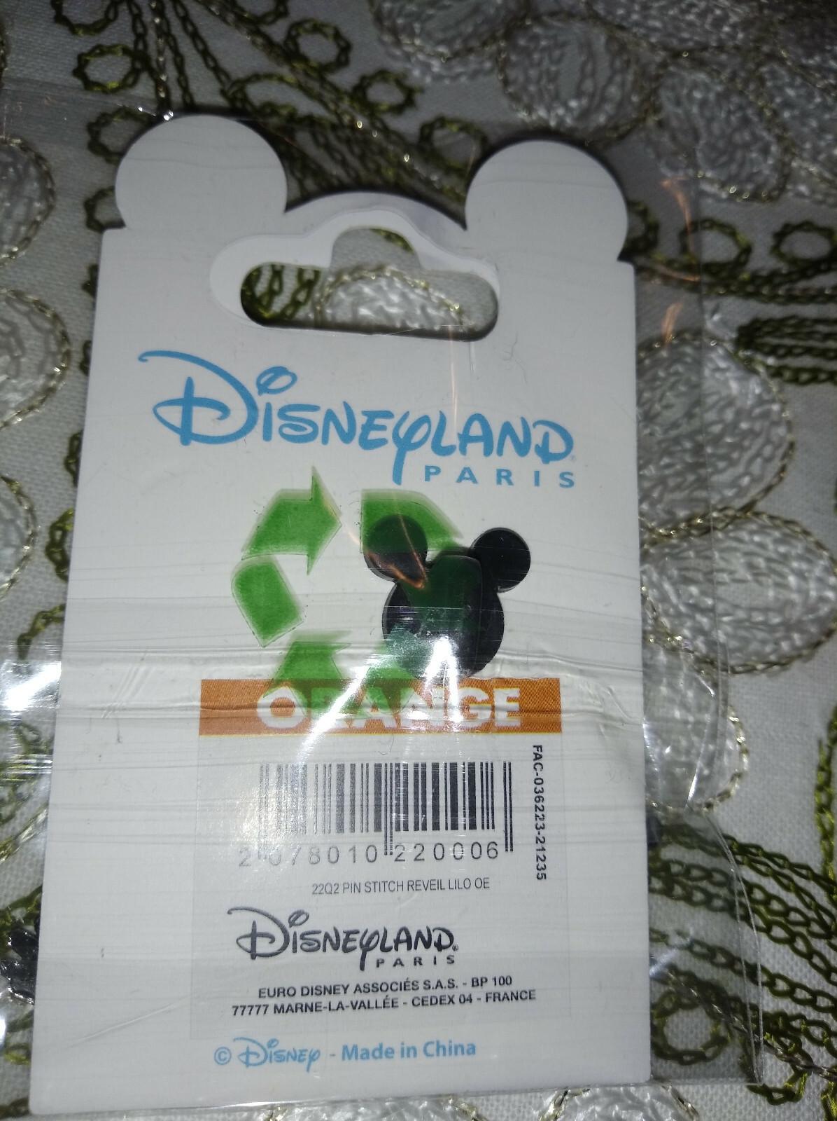 Stitch waking up with Scrump Disney Land Paris Dlrp Dlp January 2022 Pin