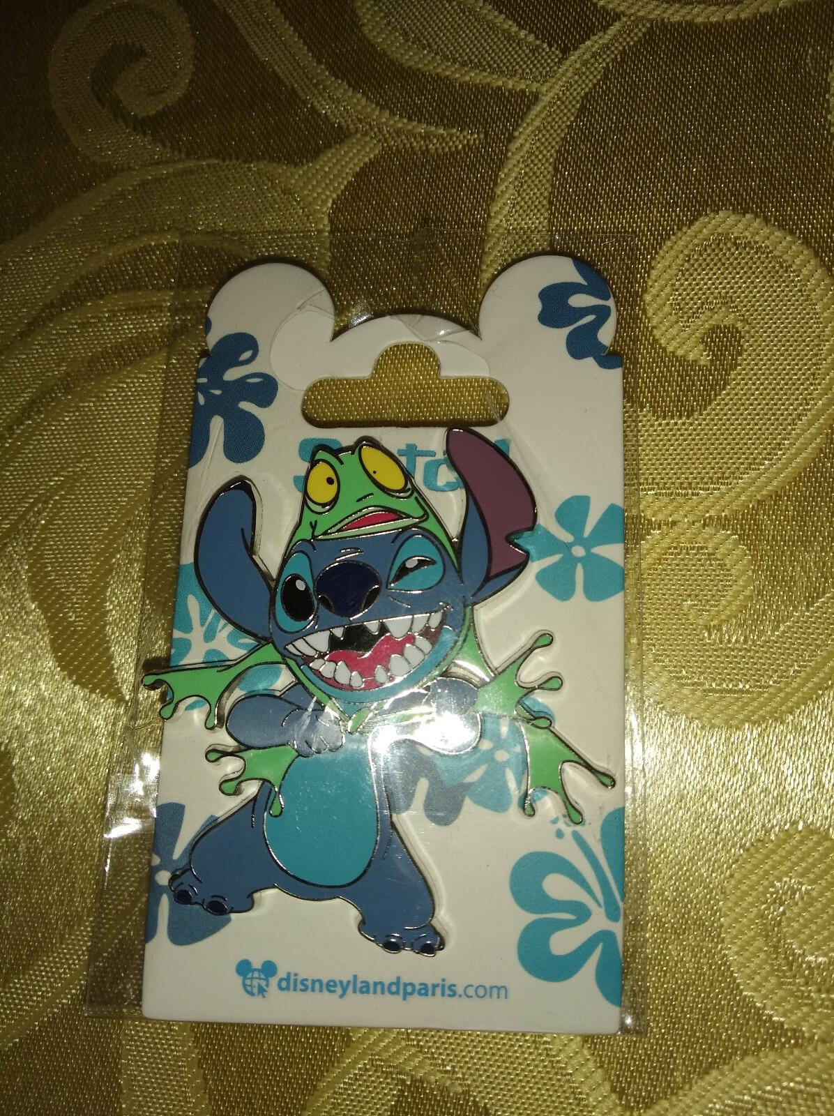 Stitch with Frog Disney Land Paris Dlrp Dlp March 2022 Pin