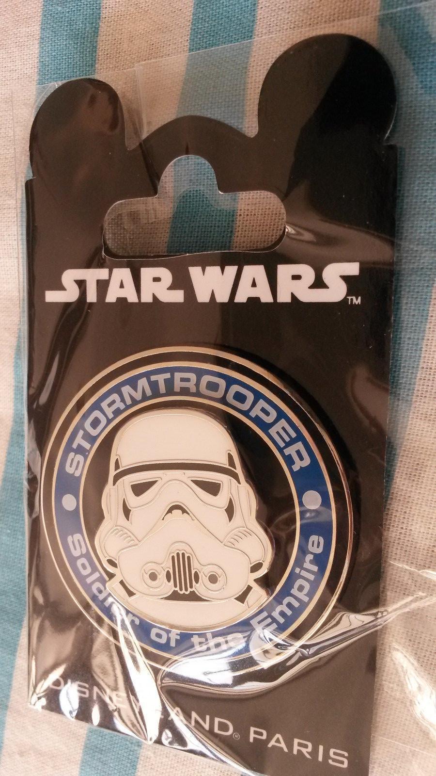 Stormtrooper Star Wars Medal Disney L Paris Dlrp Dlp 2015 Round 3D Pin on Pin