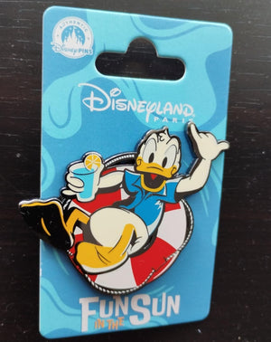 サマーファンコレクション ドナルド 浮き輪 ディズニーパリ DLP 2025 ピン