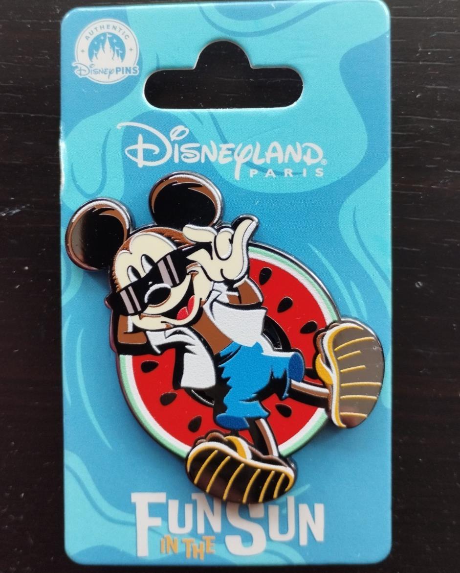 Summer Fun Collection Mickey Floating Innertube Melon Disney Paris Dlp 2025 Pin