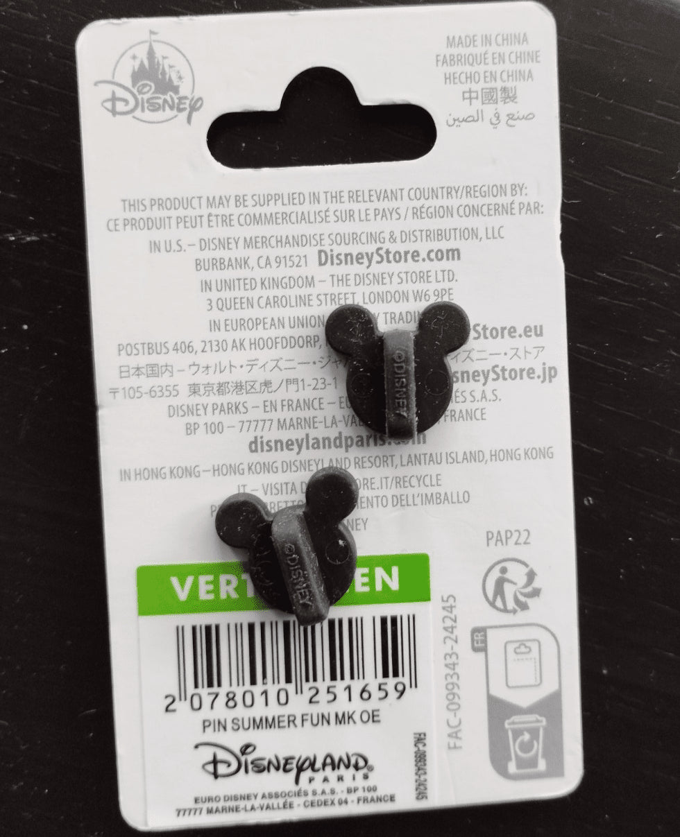 Summer Fun Collection Mickey Floating Innertube Melon Disney Paris Dlp 2025 Pin