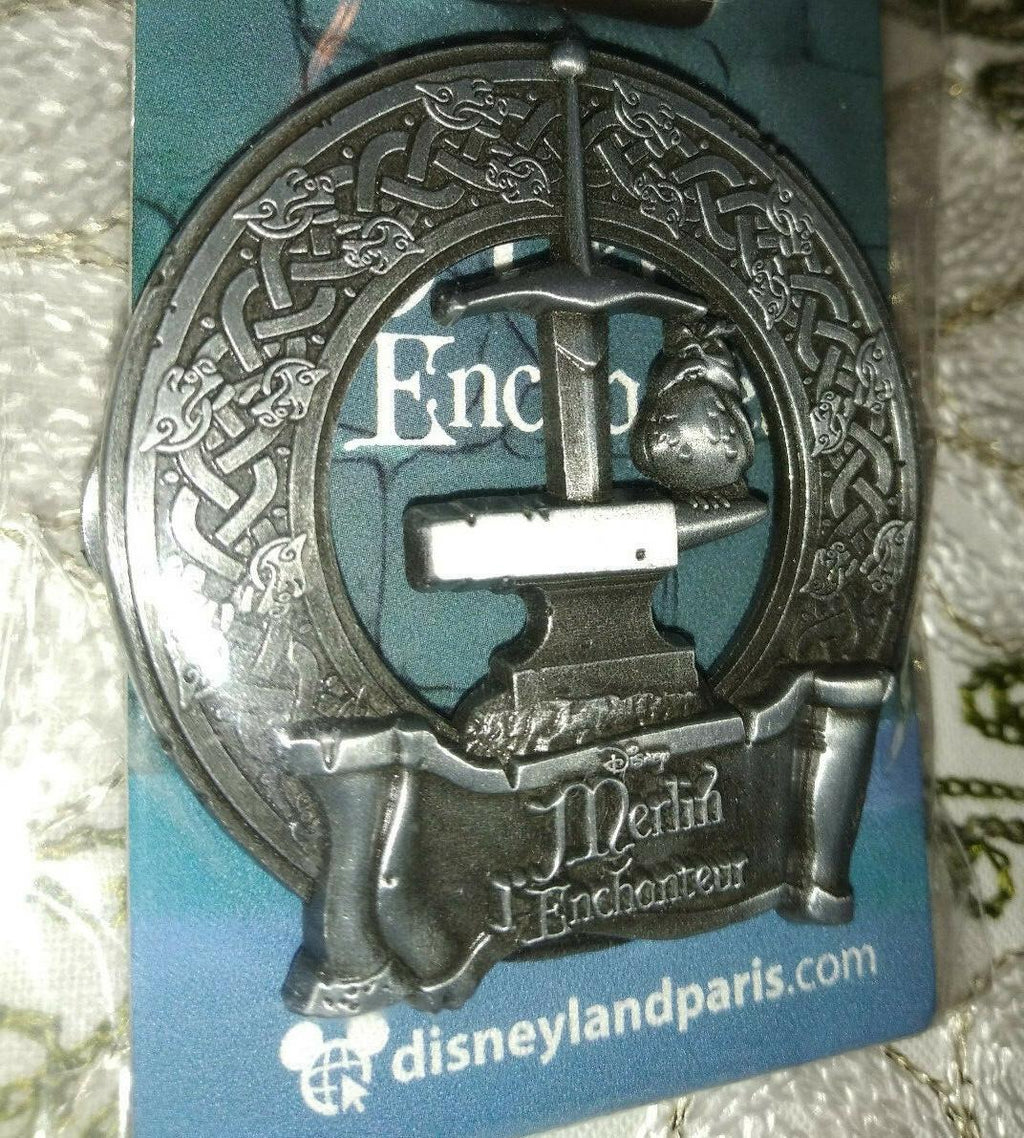 Sword in the Stone Disney Land Paris Dlrp Dlp 2022 3D Pin metal style Archimedes