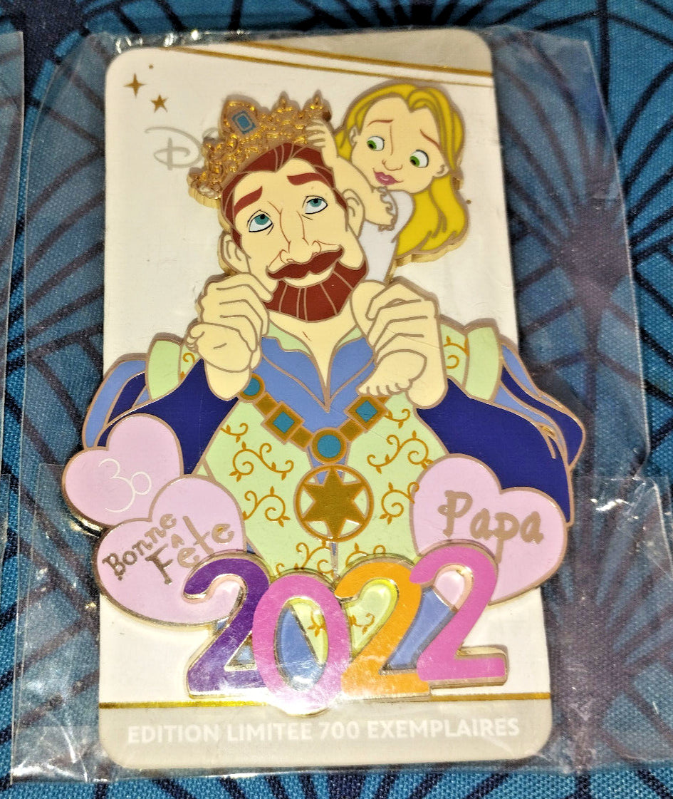 Tangled Rapunzel Mother's Father's Day Disney L Paris LE 700 Dlp May 2022 2 Pins