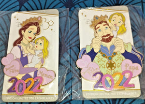 塔の上のラプンツェル 母の日 父の日 ディズニーL パリ LE 700 DLP 2022年5月 ピン2個セット